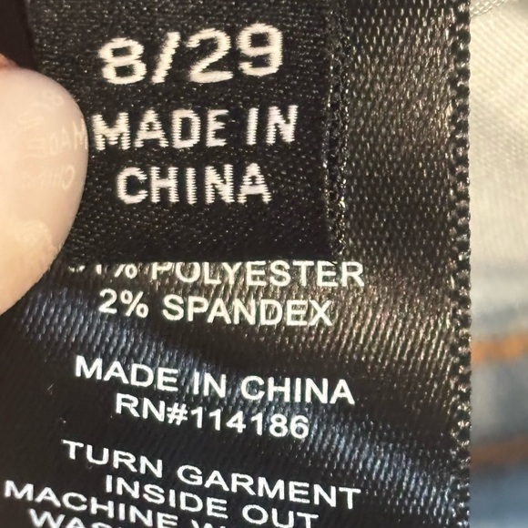 Frye Women’s Jeans Size 8 29 Light Wash High Rise Straight Leg Stretch - Picture 5 of 11